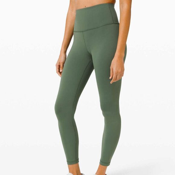 Lululemon Wunder Train High-Rise Tight 25" in Algae Green - Picture 1 of 6